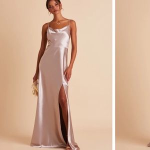 Birdy Grey Lisa Long Dress in Taupe